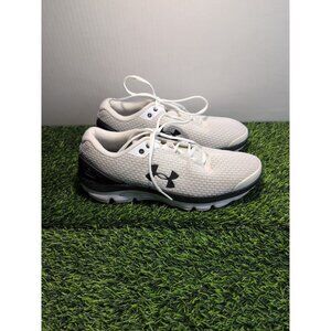 Under Armour  Charged Gemini White Running Athletic Shoes Mens Size 10